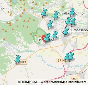 Mappa Via Galvani, 10045 Piossasco TO, Italia (3.92077)