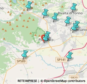 Mappa Via Galvani, 10045 Piossasco TO, Italia (4.48909)