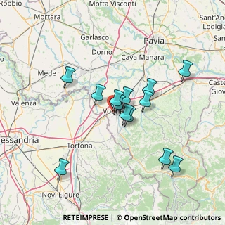 Mappa Via Luigi Carena, 27058 Voghera PV, Italia (12.21385)