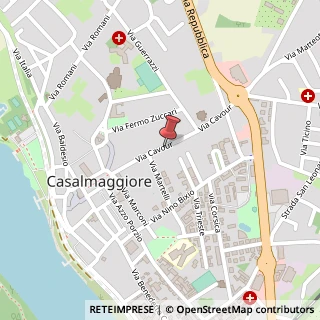 Mappa Via Camillo Benso Conte di Cavour, 52, 26041 Casalmaggiore, Cremona (Lombardia)