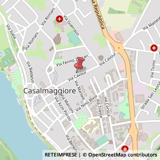 Mappa Via Camillo Benso Conte di Cavour, 65, 26041 Casalmaggiore, Cremona (Lombardia)