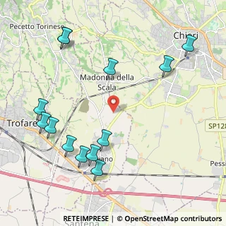 Mappa Strada Valle Torta, 10020 Cambiano TO, Italia (2.56692)