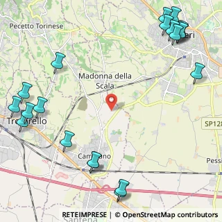Mappa Strada Valle Torta, 10020 Cambiano TO, Italia (3.3675)