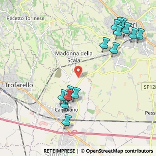 Mappa Strada Valle Torta, 10020 Cambiano TO, Italia (2.58533)