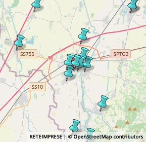 Mappa Piazzale Enrico Fermi, 27058 Voghera PV, Italia (4.57667)