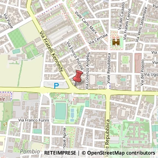 Mappa Via Fratelli Kennedy, 84, 27058 Voghera, Pavia (Lombardia)
