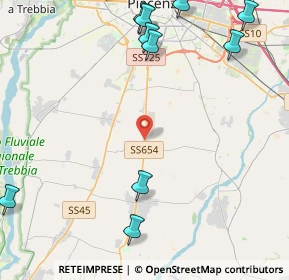 Mappa Via L.Cherubini, 29027 Podenzano PC, Italia (6.06091)