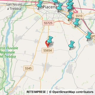 Mappa Via L.Cherubini, 29027 Podenzano PC, Italia (6.23273)