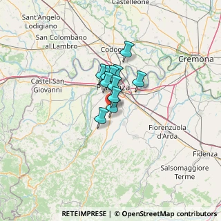 Mappa Via L.Cherubini, 29027 Podenzano PC, Italia (6.86545)