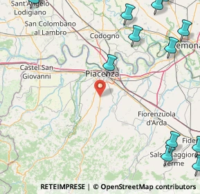 Mappa Via L.Cherubini, 29027 Podenzano PC, Italia (28.97714)