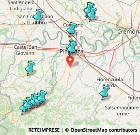 Mappa Via L.Cherubini, 29027 Podenzano PC, Italia (21.00188)