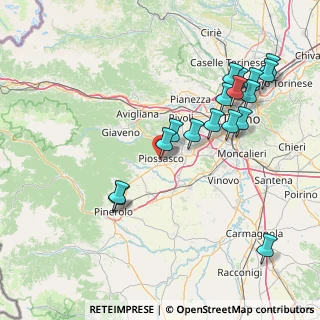 Mappa Via Aldo Piatti, 10045 Piossasco TO, Italia (17.039411764706)