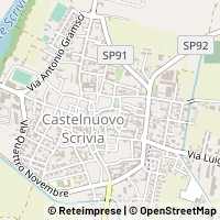 Карта Castelnuovo Scrivia