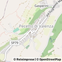 Map Pecetto di Valenza