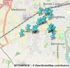 Mappa Via Luigi Boselli, 27058 Voghera PV, Italia (0.7365)