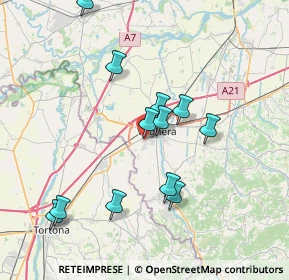 Mappa Via Luigi Boselli, 27058 Voghera PV, Italia (7.375)