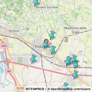 Mappa Via Giuseppe Verdi, 10028 Trofarello TO, Italia (2.58818)