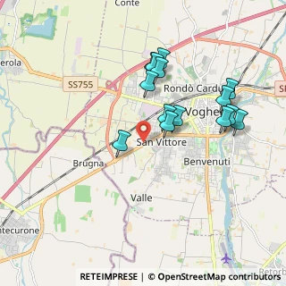 Mappa Via Tortona, 27058 Voghera PV, Italia (1.77357)