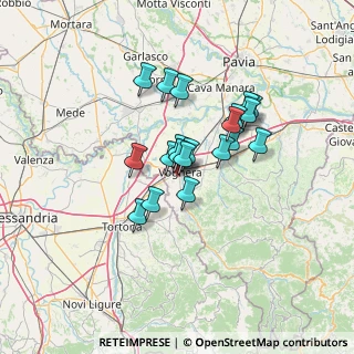 Mappa Via Pareto Vilfredo, 27058 Voghera PV, Italia (9.8815)