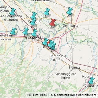Mappa Strada Sant'Anna, 29010 Cadeo PC, Italia (18.89615)