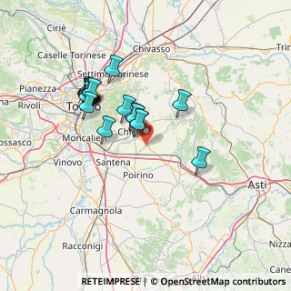 Mappa Via Circonvallazione, 10020 Riva presso Chieri TO, Italia (13.12)
