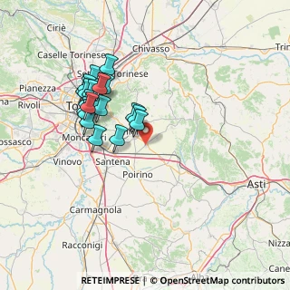 Mappa Via Circonvallazione, 10020 Riva presso Chieri TO, Italia (13.683)