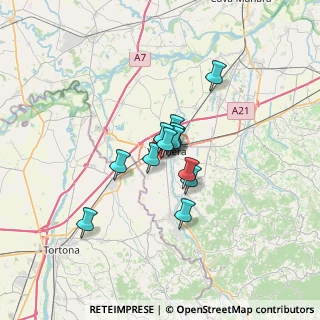 Mappa Via Don Lorenzo Milani, 27058 Voghera PV, Italia (3.92385)