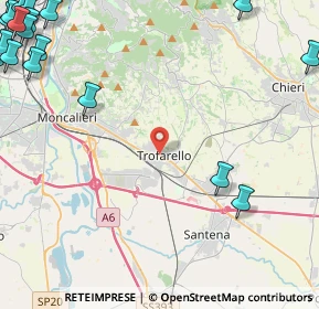Mappa Via Romita, 10028 Trofarello TO, Italia (7.997)