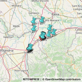 Mappa Via Achille Grandi, 27058 Voghera PV, Italia (8.33158)