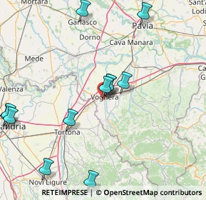 Mappa Via Achille Grandi, 27058 Voghera PV, Italia (18.6825)