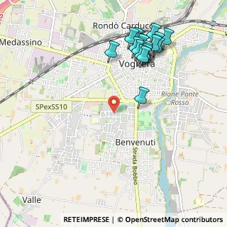 Mappa Via Achille Grandi, 27058 Voghera PV, Italia (1.14842)