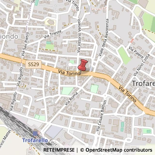 Mappa Via Torino, 72, 10028 Trofarello, Torino (Piemonte)