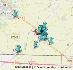 Mappa Via San Pietro, 10020 Riva presso Chieri TO, Italia (0.974)