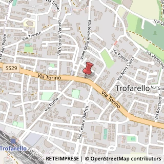 Mappa Via Torino, 84, 10028 Trofarello, Torino (Piemonte)
