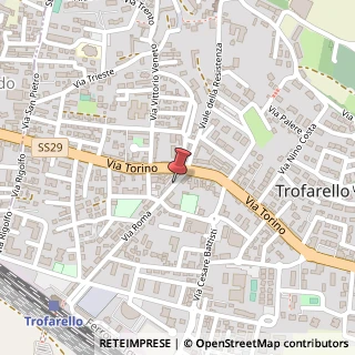 Mappa Via Roma, 6, 10028 Trofarello, Torino (Piemonte)