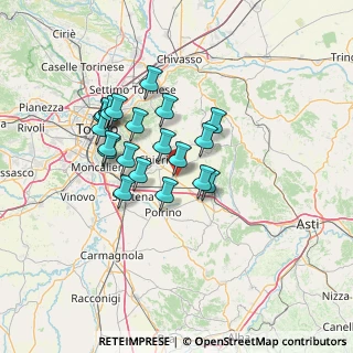 Mappa 10020 Riva presso Chieri TO, Italia (11.2025)