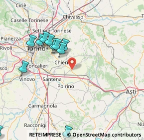 Mappa 10020 Riva presso Chieri TO, Italia (22.39714)