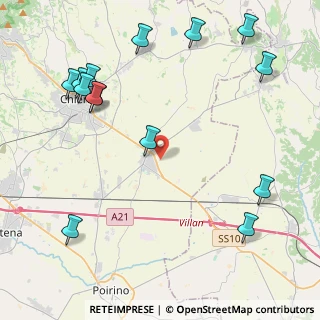 Mappa 10020 Riva presso Chieri TO, Italia (5.54571)