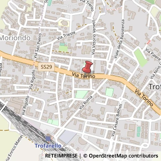 Mappa Via Torino, 60, 10028 Trofarello, Torino (Piemonte)