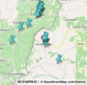 Mappa Via Creta, 29010 Ziano Piacentino PC, Italia (2.0815)