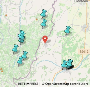 Mappa Via Creta, 29010 Ziano Piacentino PC, Italia (5.147)