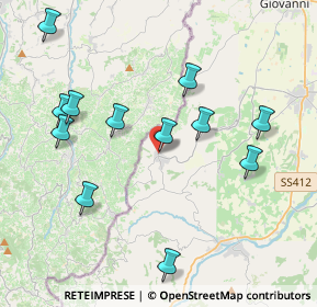 Mappa Via Creta, 29010 Ziano Piacentino PC, Italia (4.24667)