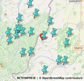 Mappa Via Creta, 29010 Ziano Piacentino PC, Italia (4.594)