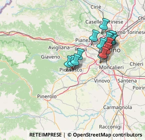 Mappa Via Pietro Micca, 10045 Piossasco TO, Italia (12.4325)