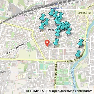 Mappa Via Cernaia, 27058 Voghera PV, Italia (0.521)