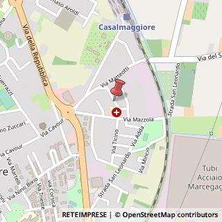 Mappa Via Don Paolo Antonini, 26041 Casalmaggiore CR, Italia, 26041 Casalmaggiore, Cremona (Lombardia)