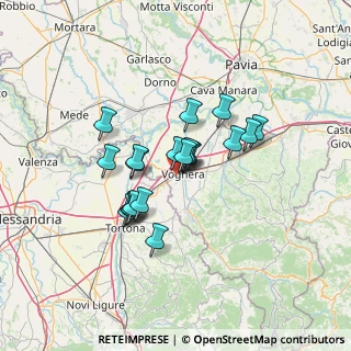 Mappa Via Montello, 27058 Voghera PV, Italia (10.0775)