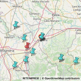 Mappa Via Montello, 27058 Voghera PV, Italia (17.91)