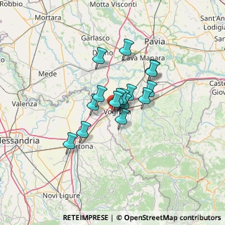 Mappa Via Montello, 27058 Voghera PV, Italia (8.72938)