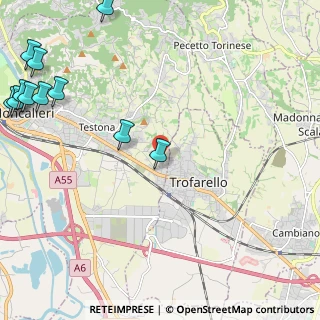 Mappa Via Asilo Dubbie, 10028 Trofarello TO, Italia (3.37636)